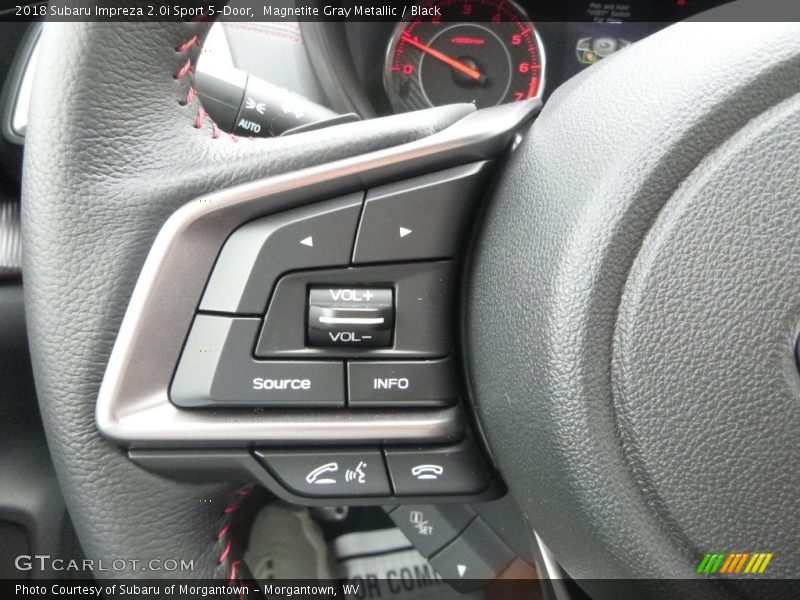 Magnetite Gray Metallic / Black 2018 Subaru Impreza 2.0i Sport 5-Door