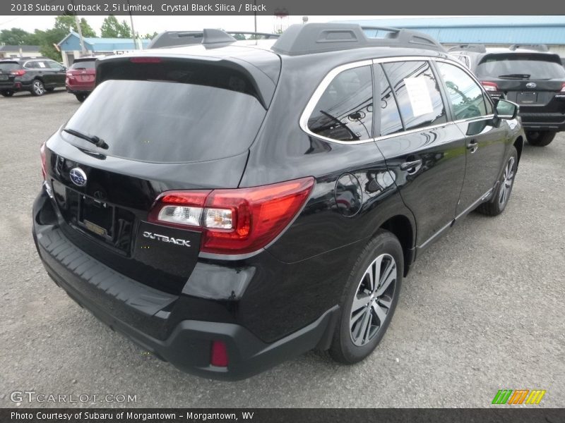 Crystal Black Silica / Black 2018 Subaru Outback 2.5i Limited