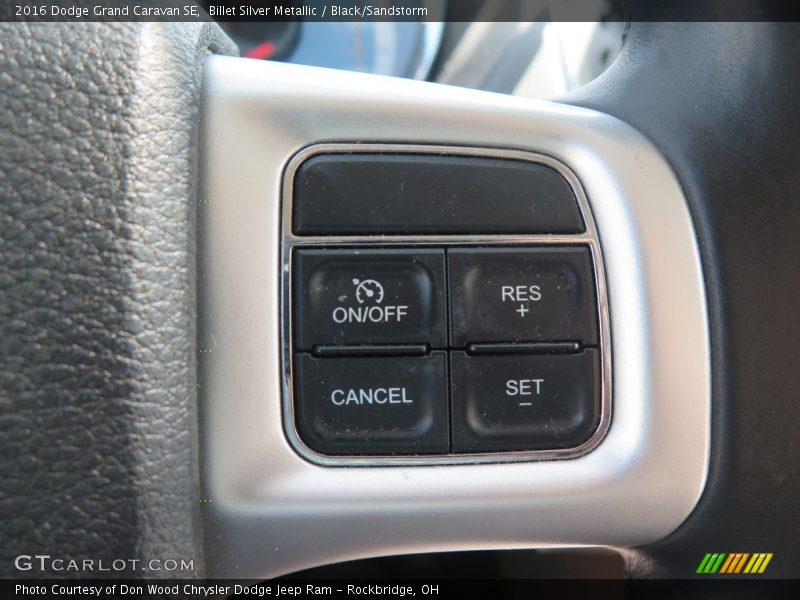Billet Silver Metallic / Black/Sandstorm 2016 Dodge Grand Caravan SE
