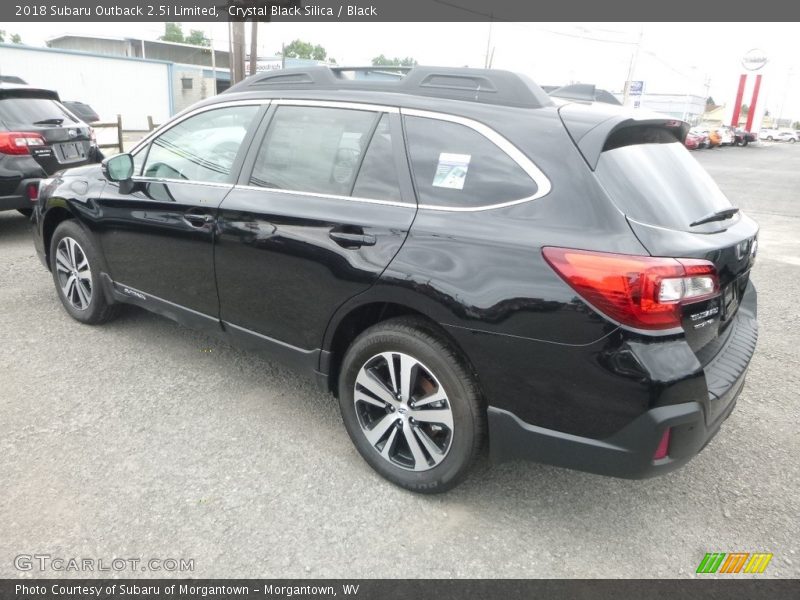 Crystal Black Silica / Black 2018 Subaru Outback 2.5i Limited