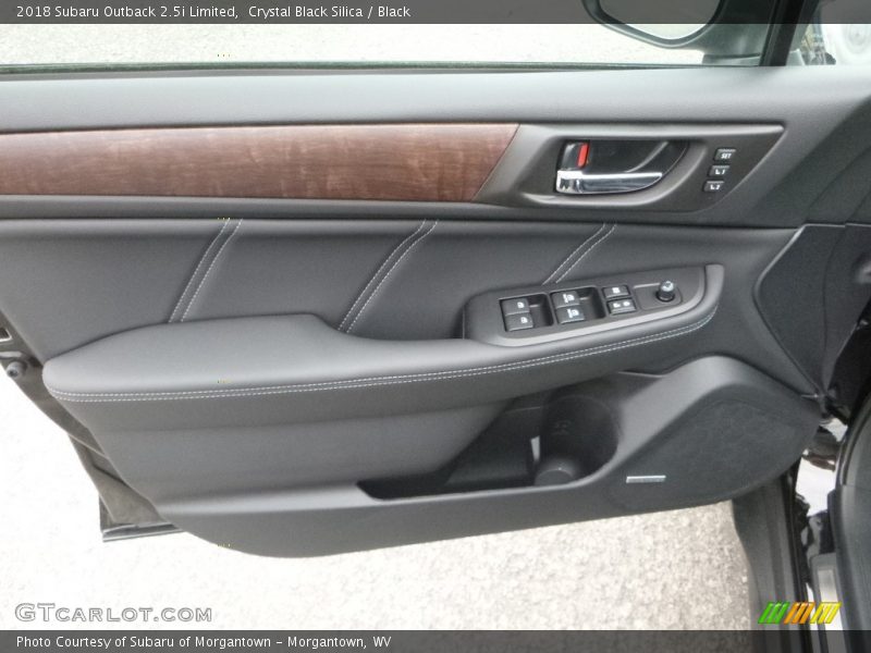 Crystal Black Silica / Black 2018 Subaru Outback 2.5i Limited