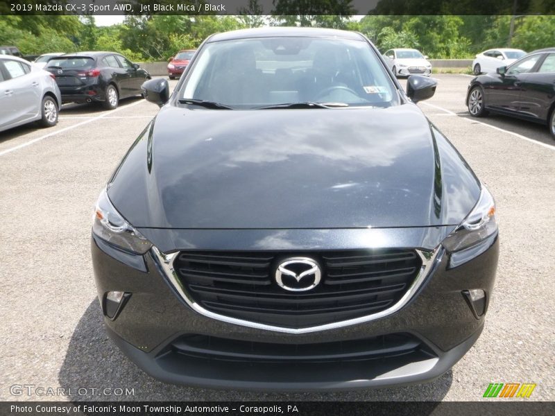 Jet Black Mica / Black 2019 Mazda CX-3 Sport AWD