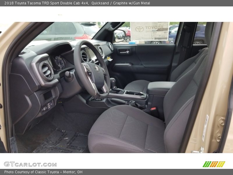 Quicksand / Graphite w/Gun Metal 2018 Toyota Tacoma TRD Sport Double Cab 4x4