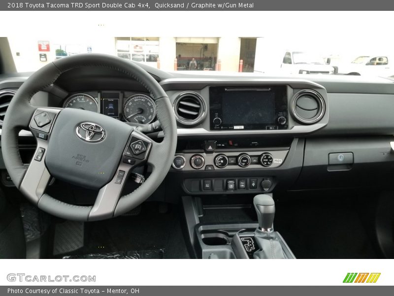 Quicksand / Graphite w/Gun Metal 2018 Toyota Tacoma TRD Sport Double Cab 4x4
