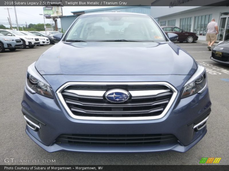 Twilight Blue Metallic / Titanium Gray 2018 Subaru Legacy 2.5i Premium