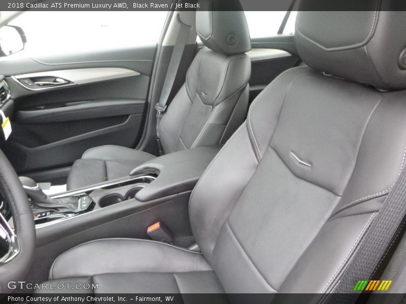 Black Raven / Jet Black 2018 Cadillac ATS Premium Luxury AWD