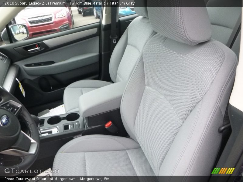 Twilight Blue Metallic / Titanium Gray 2018 Subaru Legacy 2.5i Premium