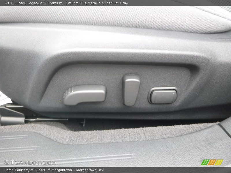 Twilight Blue Metallic / Titanium Gray 2018 Subaru Legacy 2.5i Premium