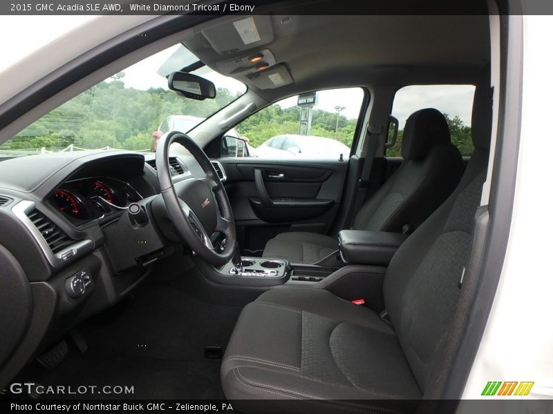 White Diamond Tricoat / Ebony 2015 GMC Acadia SLE AWD