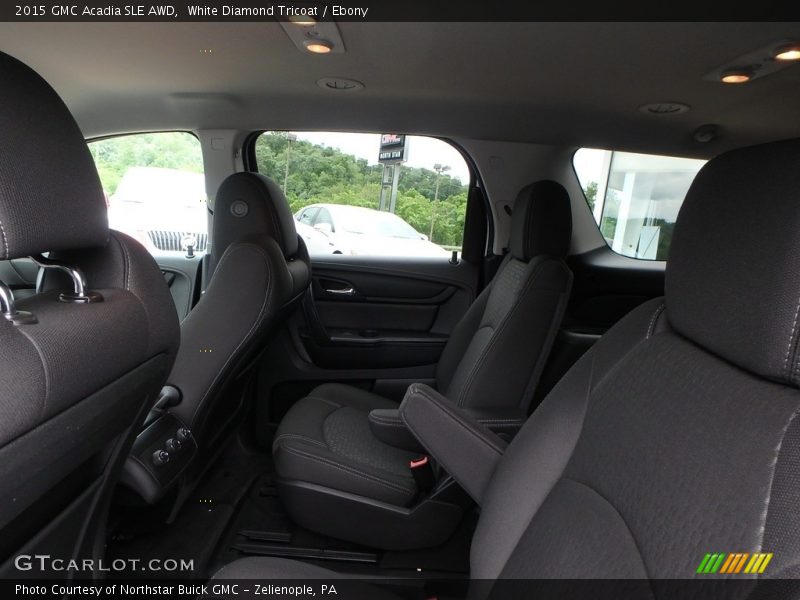 White Diamond Tricoat / Ebony 2015 GMC Acadia SLE AWD