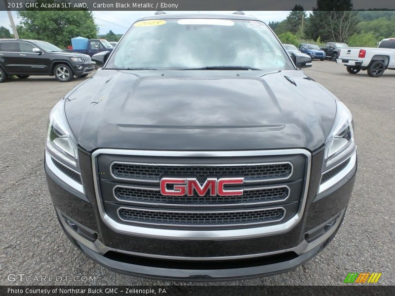 Carbon Black Metallic / Ebony 2015 GMC Acadia SLT AWD
