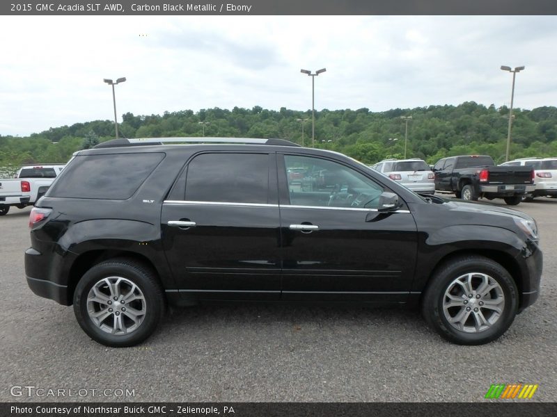 Carbon Black Metallic / Ebony 2015 GMC Acadia SLT AWD