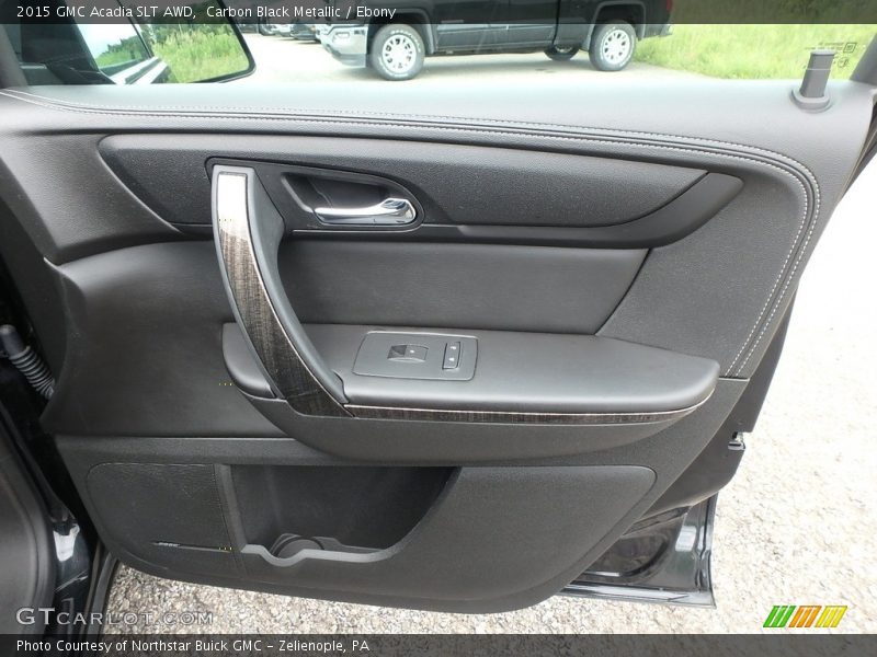 Carbon Black Metallic / Ebony 2015 GMC Acadia SLT AWD