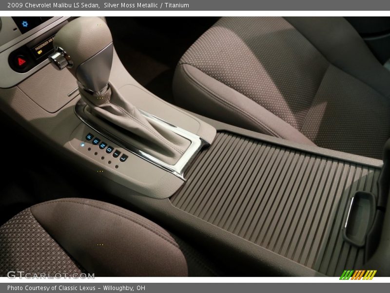 Silver Moss Metallic / Titanium 2009 Chevrolet Malibu LS Sedan