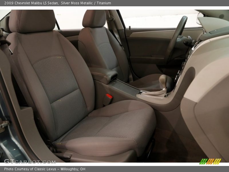 Silver Moss Metallic / Titanium 2009 Chevrolet Malibu LS Sedan