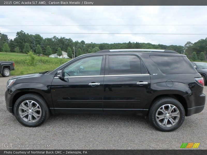 Carbon Black Metallic / Ebony 2015 GMC Acadia SLT AWD