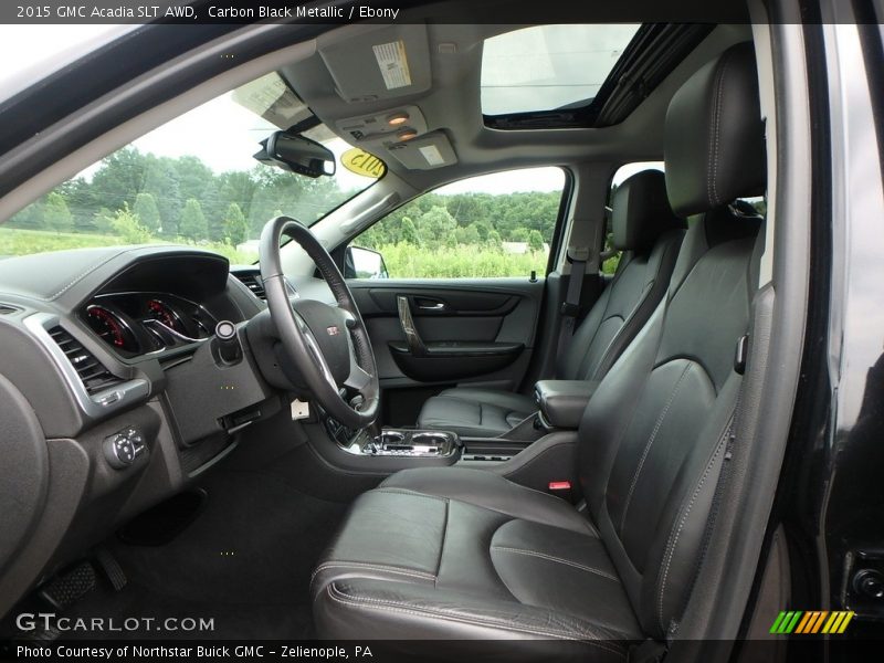 Carbon Black Metallic / Ebony 2015 GMC Acadia SLT AWD