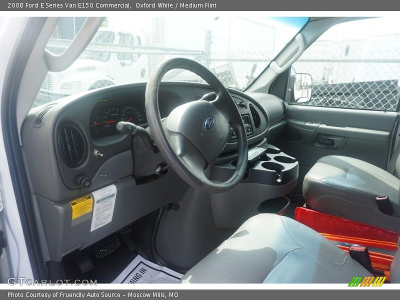 Oxford White / Medium Flint 2008 Ford E Series Van E150 Commercial