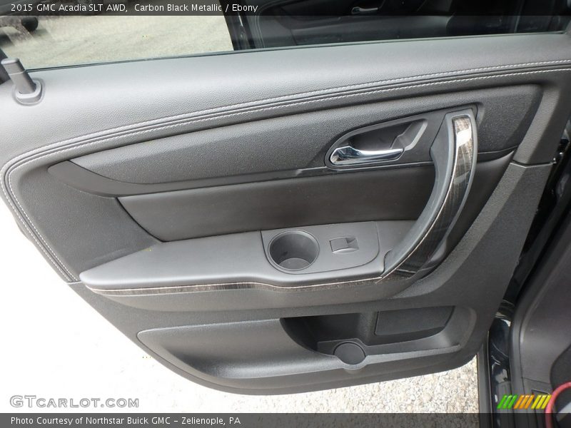 Carbon Black Metallic / Ebony 2015 GMC Acadia SLT AWD
