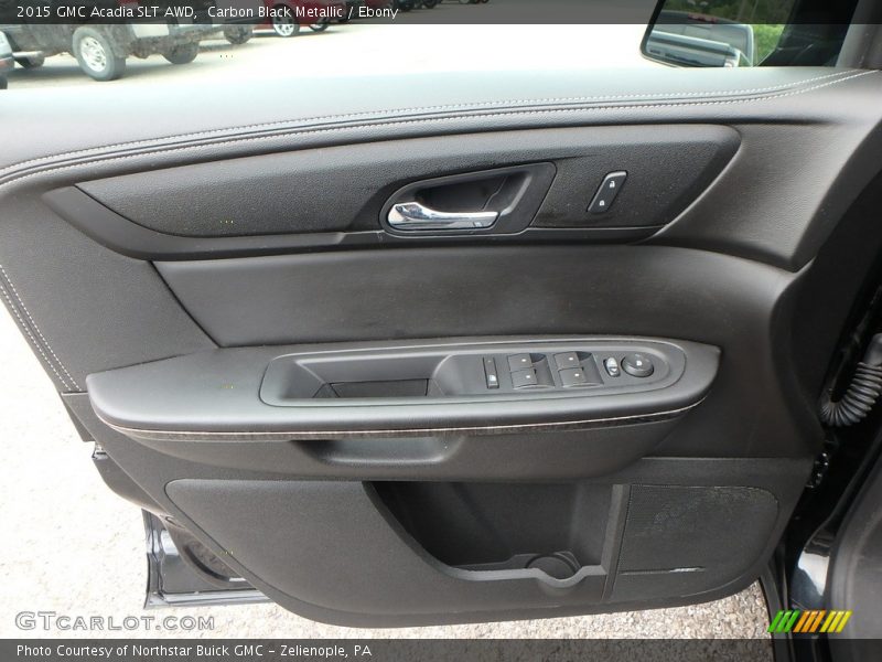 Carbon Black Metallic / Ebony 2015 GMC Acadia SLT AWD