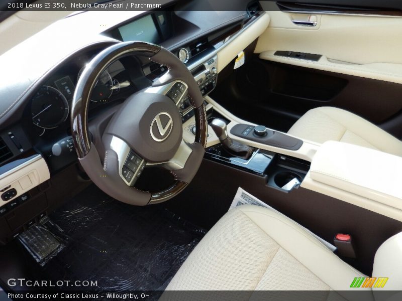 Nebula Gray Pearl / Parchment 2018 Lexus ES 350