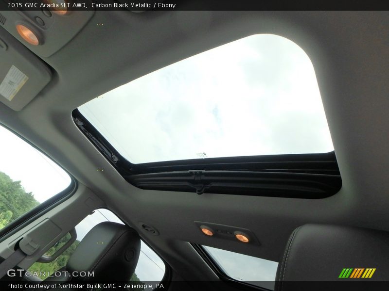 Carbon Black Metallic / Ebony 2015 GMC Acadia SLT AWD