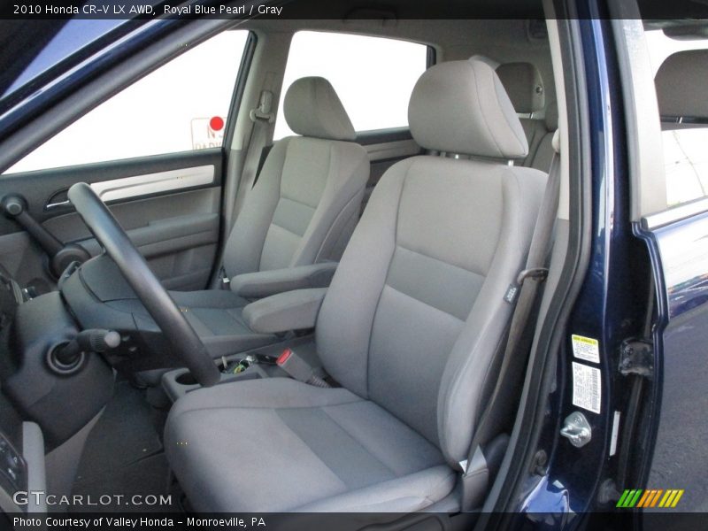 Royal Blue Pearl / Gray 2010 Honda CR-V LX AWD