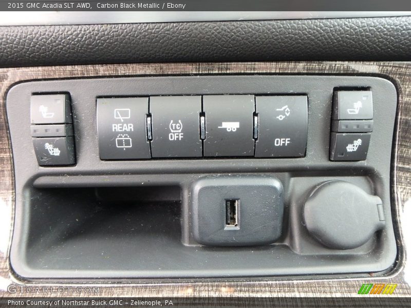 Carbon Black Metallic / Ebony 2015 GMC Acadia SLT AWD