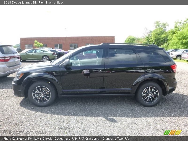 Pitch Black / Black 2018 Dodge Journey SE