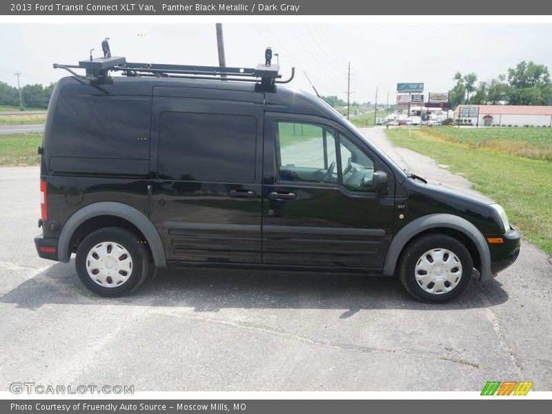 Panther Black Metallic / Dark Gray 2013 Ford Transit Connect XLT Van
