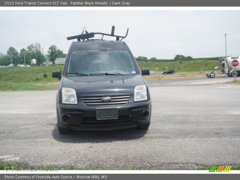 Panther Black Metallic / Dark Gray 2013 Ford Transit Connect XLT Van