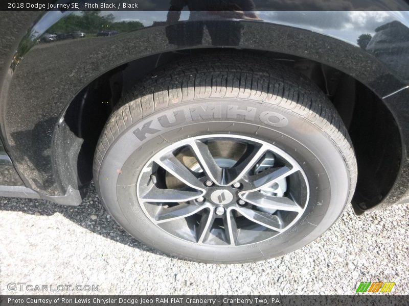 Pitch Black / Black 2018 Dodge Journey SE