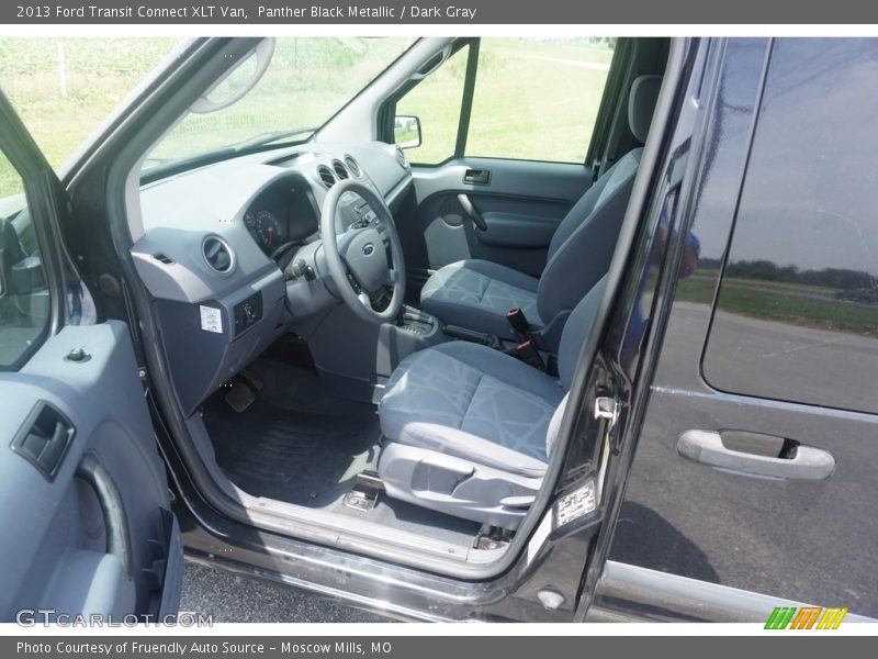 Panther Black Metallic / Dark Gray 2013 Ford Transit Connect XLT Van