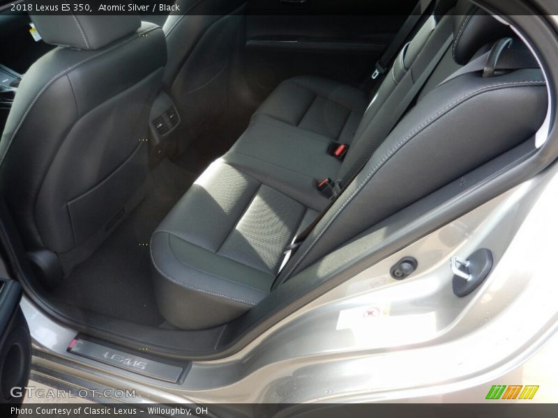 Atomic Silver / Black 2018 Lexus ES 350