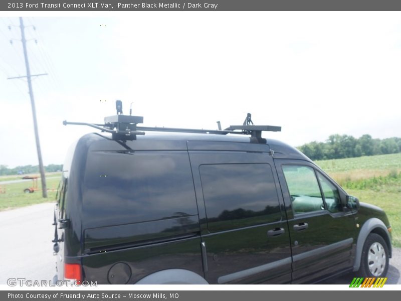 Panther Black Metallic / Dark Gray 2013 Ford Transit Connect XLT Van