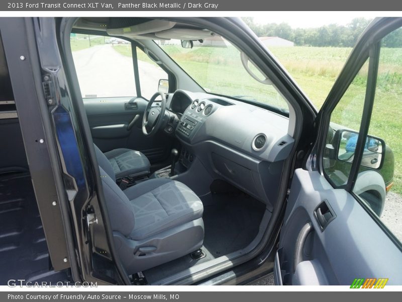 Panther Black Metallic / Dark Gray 2013 Ford Transit Connect XLT Van