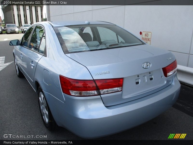 Silver Blue / Gray 2008 Hyundai Sonata GLS