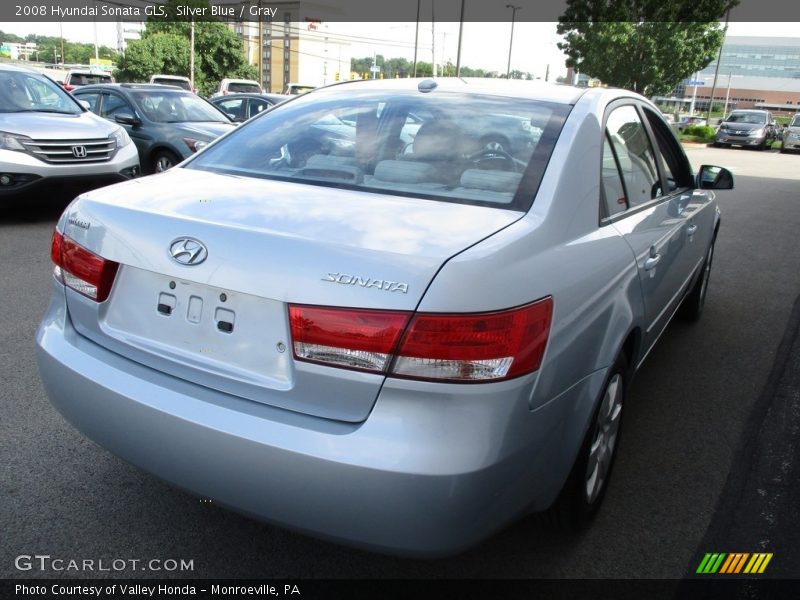 Silver Blue / Gray 2008 Hyundai Sonata GLS