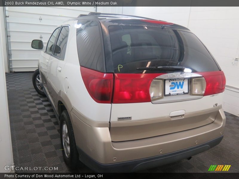 Olympic White / Medium Oak 2003 Buick Rendezvous CXL AWD