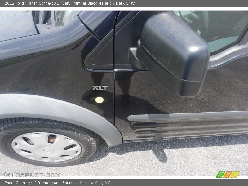 Panther Black Metallic / Dark Gray 2013 Ford Transit Connect XLT Van