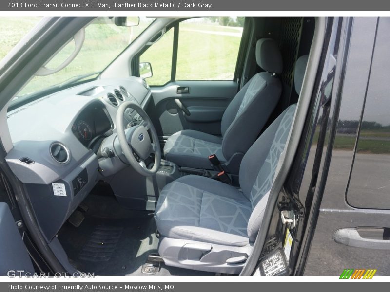 Panther Black Metallic / Dark Gray 2013 Ford Transit Connect XLT Van