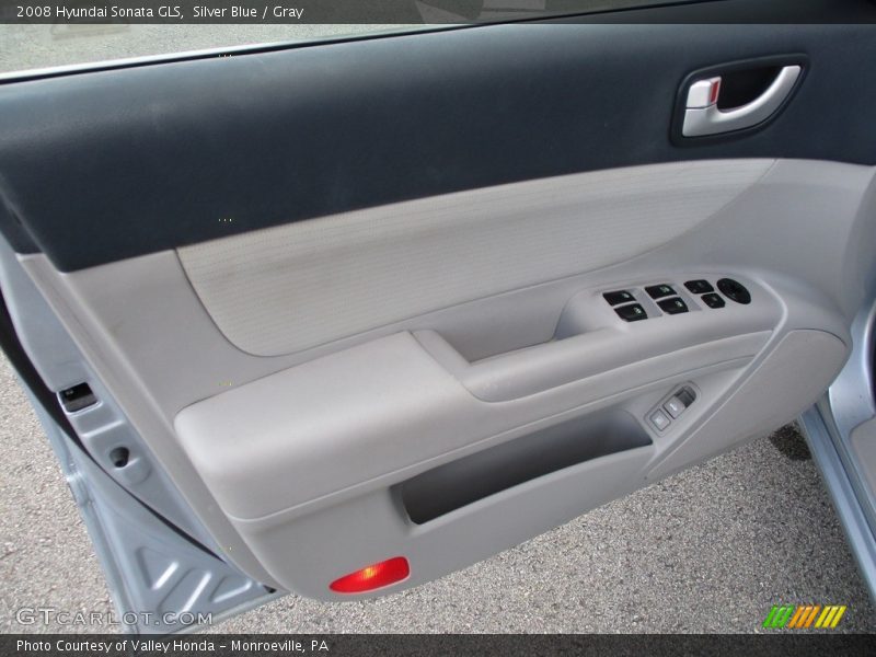 Silver Blue / Gray 2008 Hyundai Sonata GLS