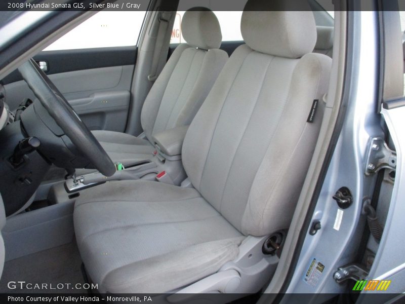 Silver Blue / Gray 2008 Hyundai Sonata GLS