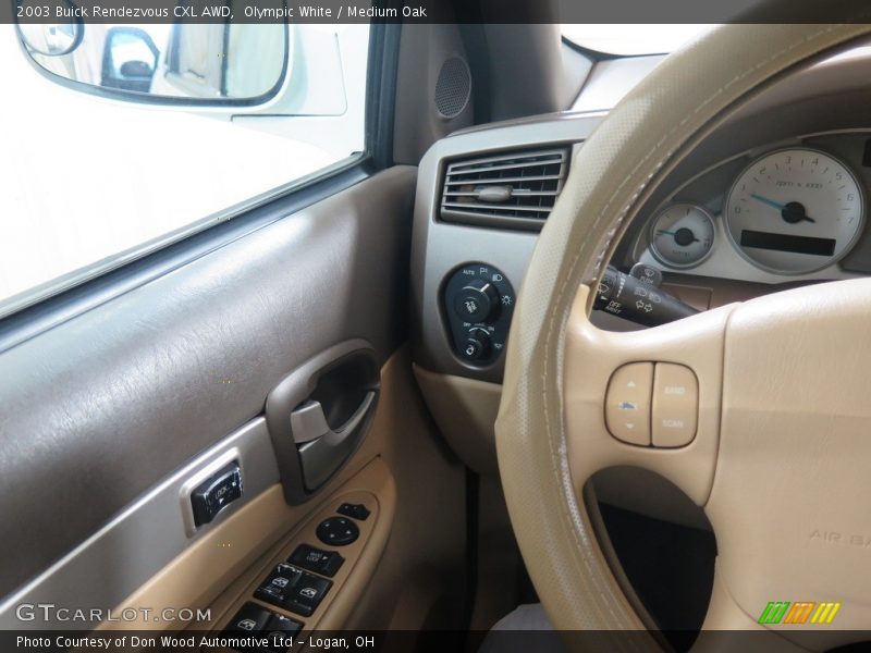 Olympic White / Medium Oak 2003 Buick Rendezvous CXL AWD