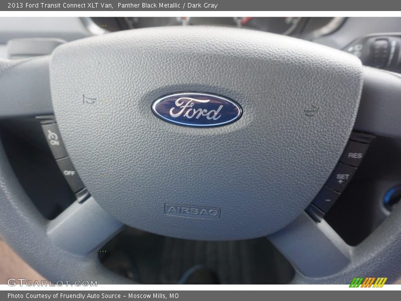 Panther Black Metallic / Dark Gray 2013 Ford Transit Connect XLT Van