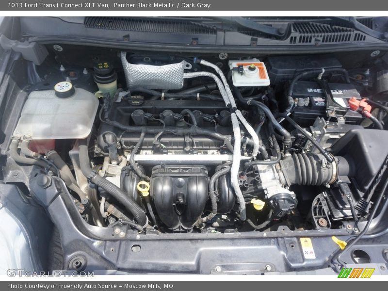 Panther Black Metallic / Dark Gray 2013 Ford Transit Connect XLT Van