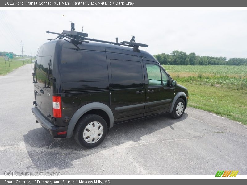 Panther Black Metallic / Dark Gray 2013 Ford Transit Connect XLT Van