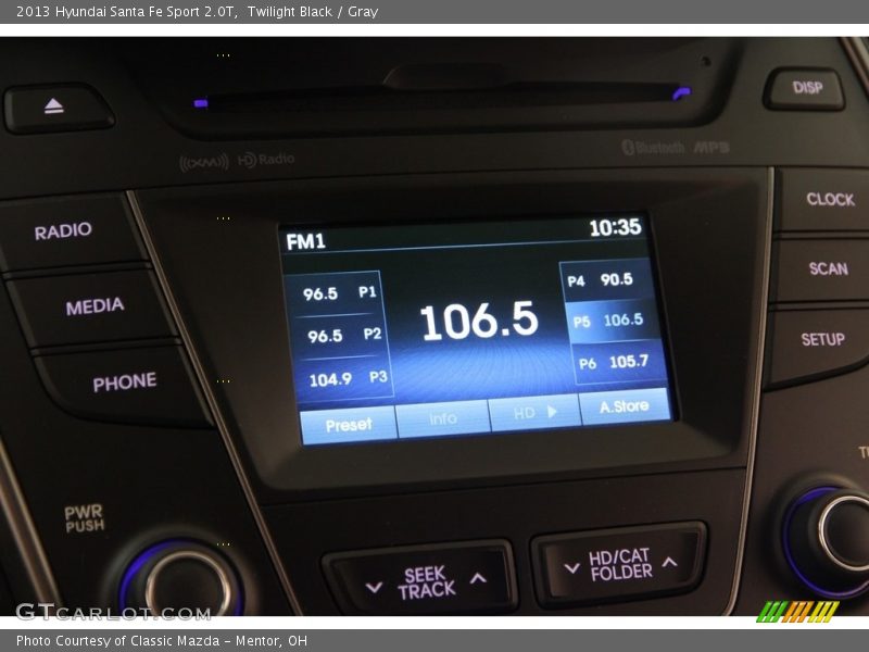 Twilight Black / Gray 2013 Hyundai Santa Fe Sport 2.0T