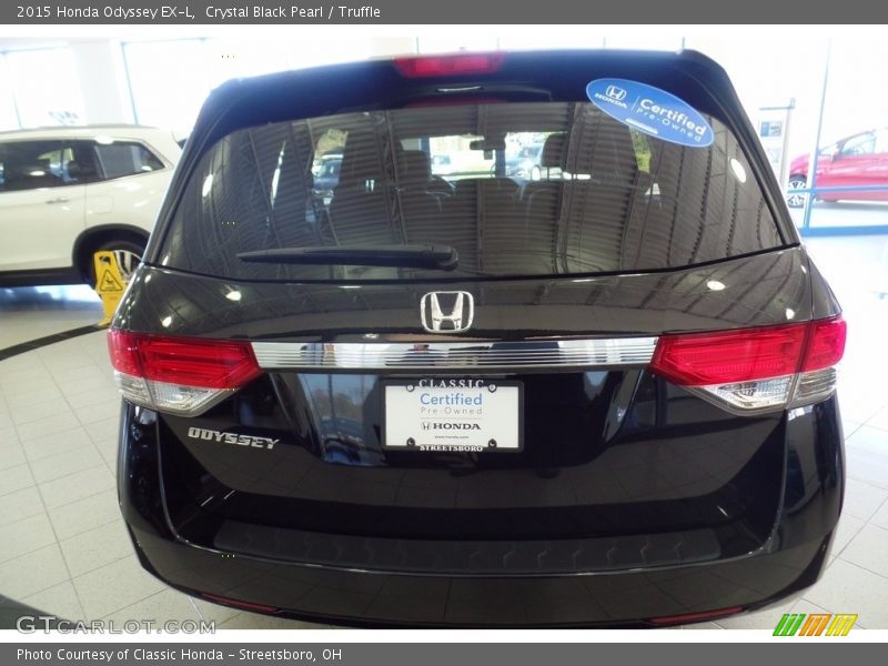 Crystal Black Pearl / Truffle 2015 Honda Odyssey EX-L