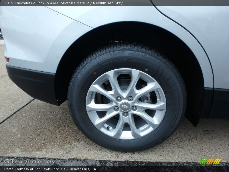 Silver Ice Metallic / Medium Ash Gray 2019 Chevrolet Equinox LS AWD